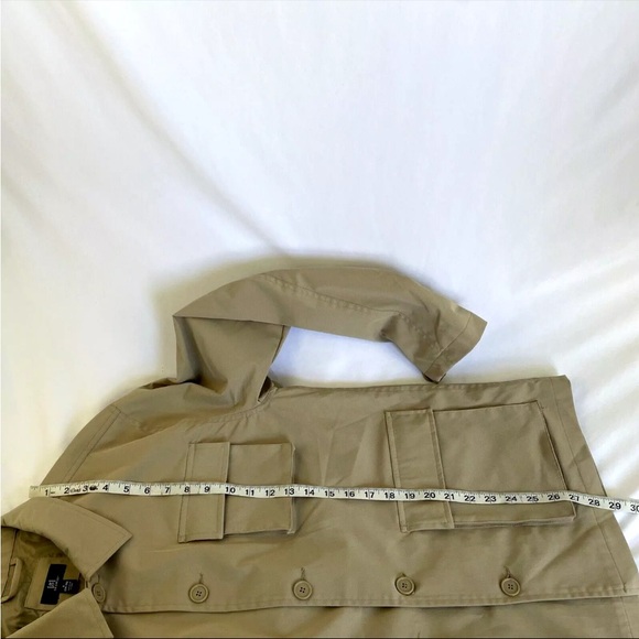 New Mens George Button Up Utility Jacket Sz S NWT Stonewash - Picture 8 of 9